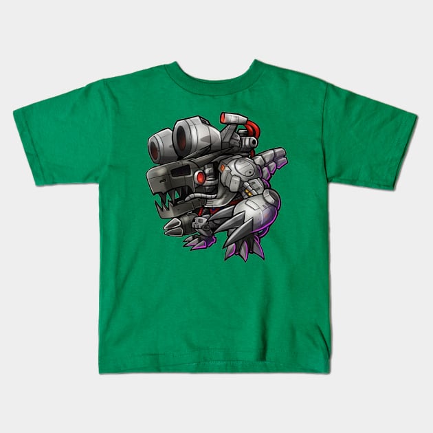 Machinedramon Kids T-Shirt by mprokolo corgi